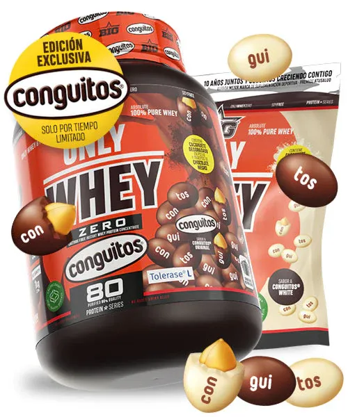 Only Whey Zero 1000g - Big | Aumentar Masa Muscular